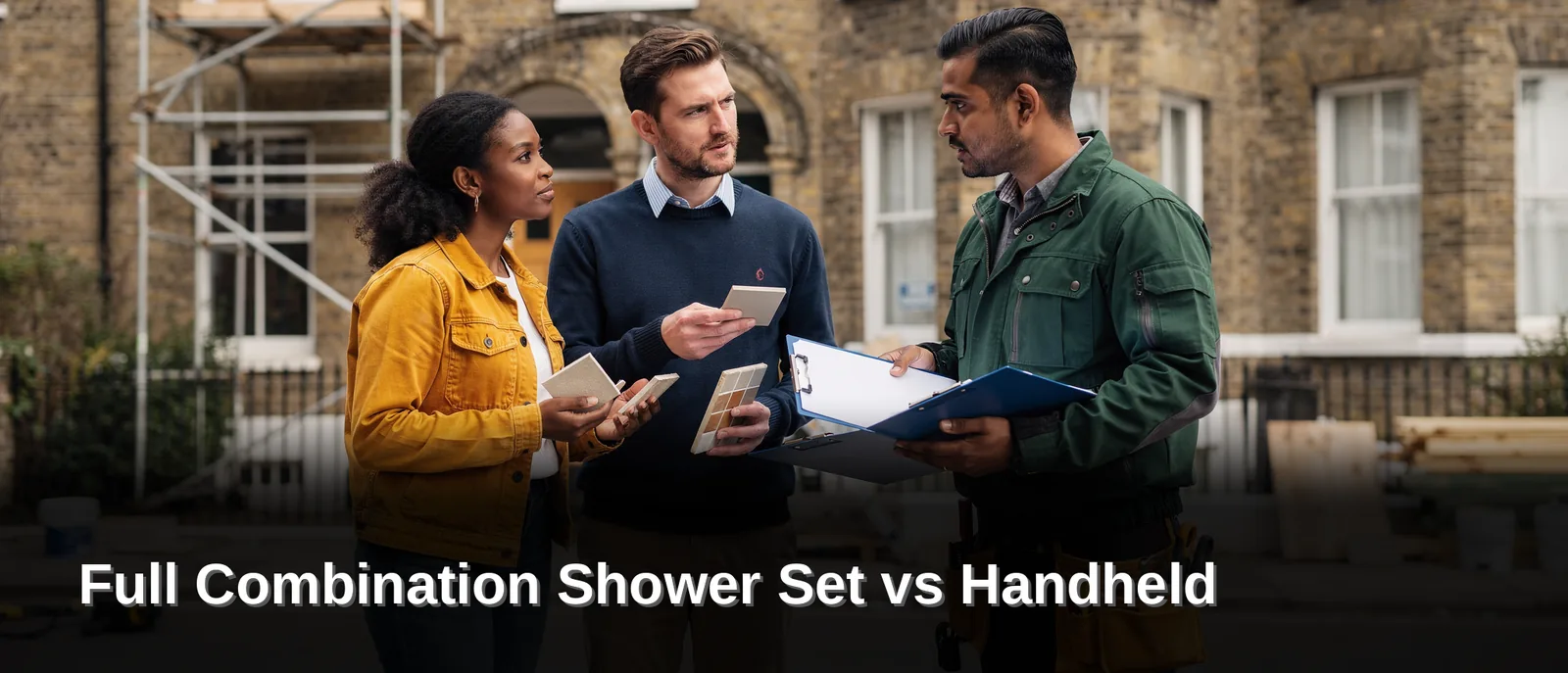 What should Camden renovators compare first, Full Combination Shower Set vs Handheld