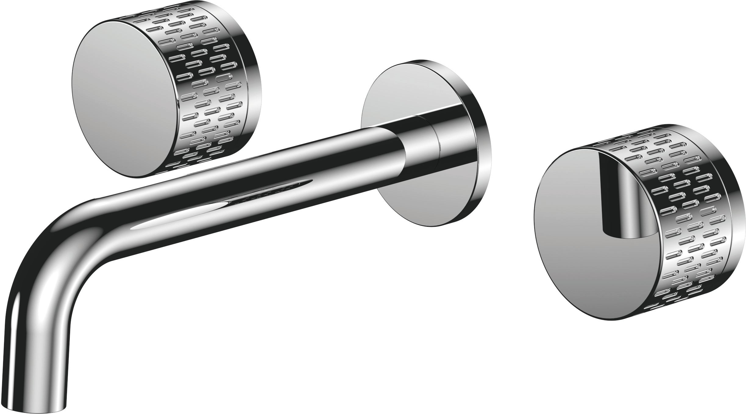 A1208A Chrome  Wall Mounted Basin Mixer Tap