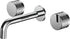 A1208A Chrome  Wall Mounted Basin Mixer Tap