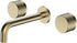 A1208F Brushed Gold Wall Mounted Basin Mixer Tap