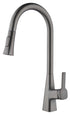 DL-05213QH- Gun Grey Single Handle Pull-out kitchen mixer