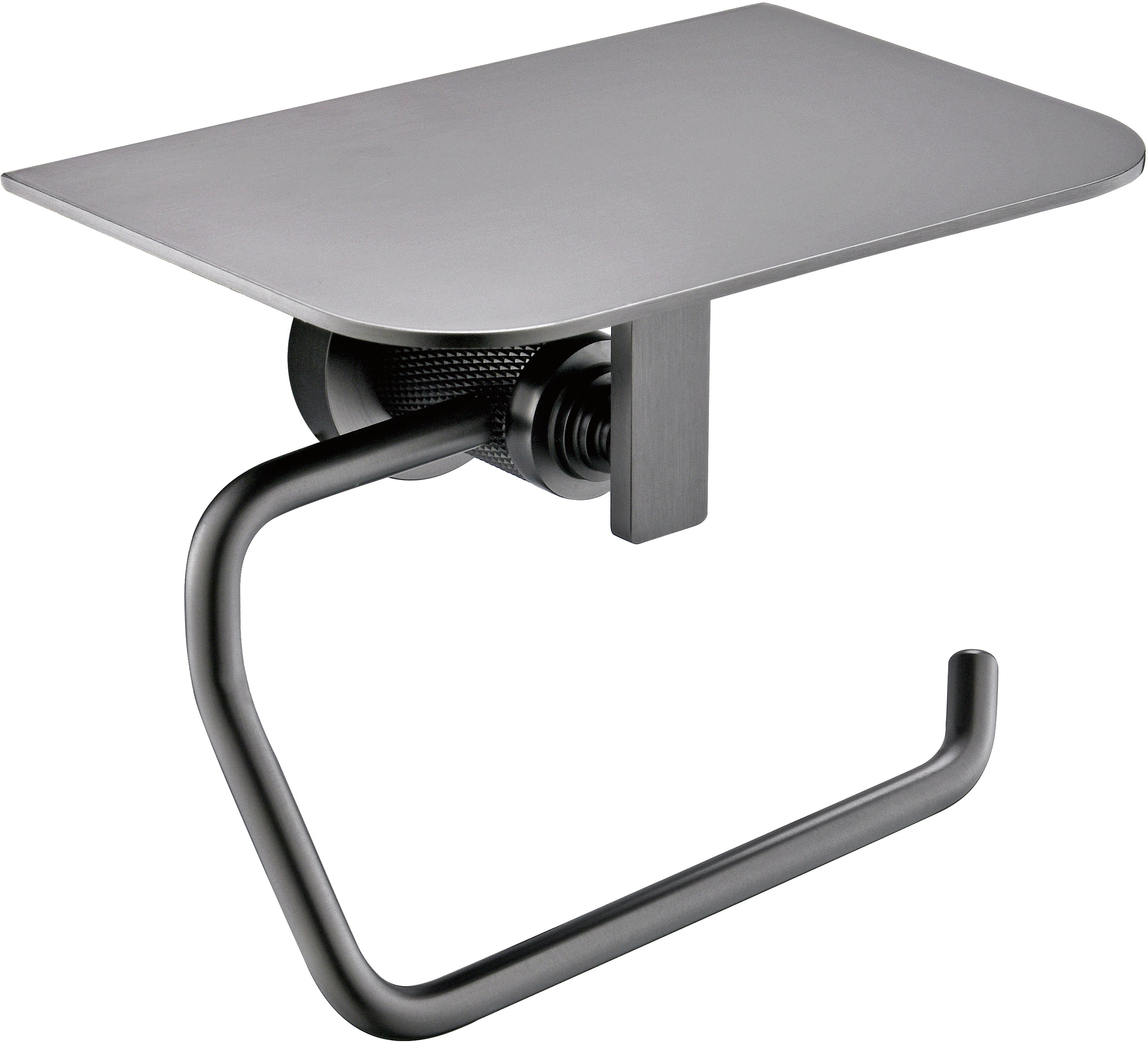 8105-2F Matt Toilet paper holder with cover