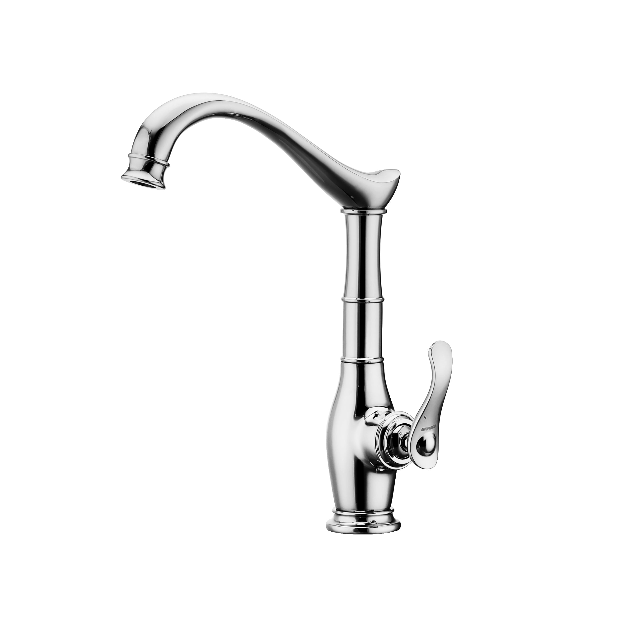962101-Chrome Single Handle kitchen mixer