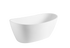 AM-002C Glossy white Oval Freestanding Bathtub