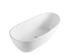 AM-002C Glossy white Oval Freestanding Bathtub
