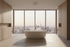 AM-002C Glossy white Oval Freestanding Bathtub