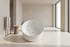 AM-008C Glossy white Round Freestanding Bathtub