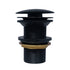 DS-S002 Black Stainless Steel Pop Up Waste