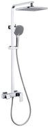 DL-08992CP- Chrome Square Full Combination shower set
