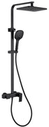 DL-08992BK- Black Square Full Combination shower set