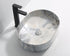 9720A-P146 Grey white Marble with Golden and silver art Ceramic Basin