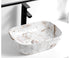 9388-P2049 Marble with art Ceramic Basin