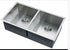 9743 Chrome Undermount Double Bowl Stainless Steel Kitchen Sink