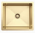 6545 Brushed Gold Undermount Single Bowl Stainless Steel Kitchen Sink