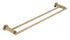 8109LA Brushed Gold Double towel rail