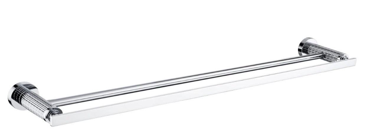 8109 Chrome Double towel rail