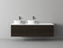 KL810982-1500 APPOLO Dark Walnut Vanity with Corian Counter top