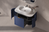 KLWHCSD-900 Apollo Navy blue soft closing Vanity with 18mm Corian Counter top