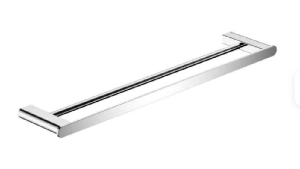 LM-C04081-CP Chrome double towel rail
