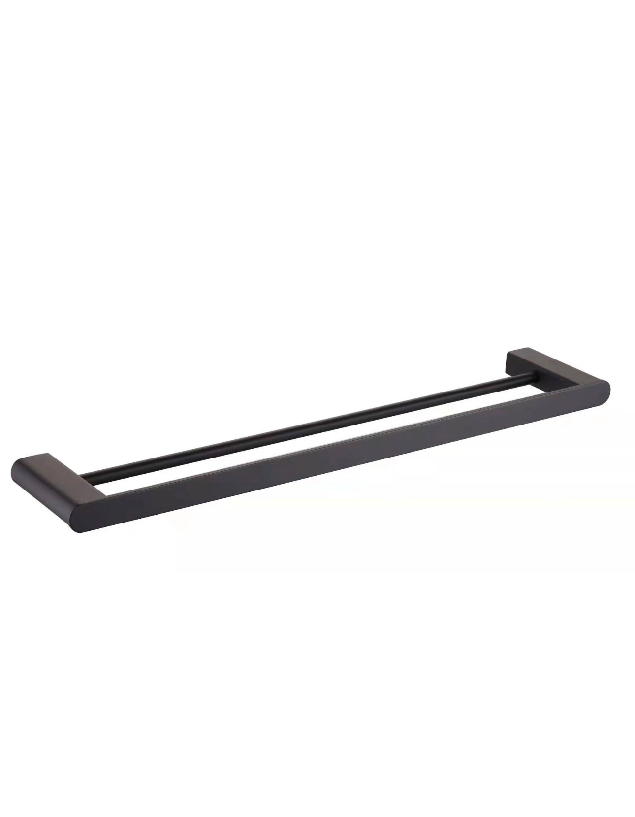 LM-C04081-DB Black Double towel rail