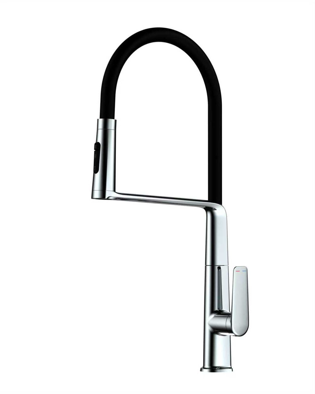 0604 Chrome Single Handle Pull-out kitchen mixer
