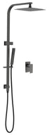 2013-2SDM-FP Matt Grey Full Combination Square shower set
