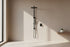 2013-2B Black Full Combination Square shower set
