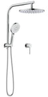 2009-A10C Chrome Full Combination Round shower set