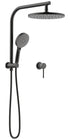 2009-A10SDM-FP Matt Grey Full Combination Round shower set