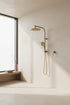 2009-A10SG-FP Brushed Gold Full Combination Round shower set