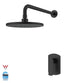 LM-1342-DB Black round shower Sets