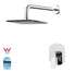 LM-1343-CP Chrome Square shower Sets