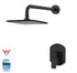 LM-1343-DB Black Square shower sets